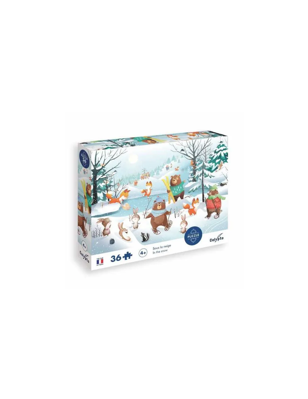 Puzzle Sous la neige 36 pièces - Sentosphère