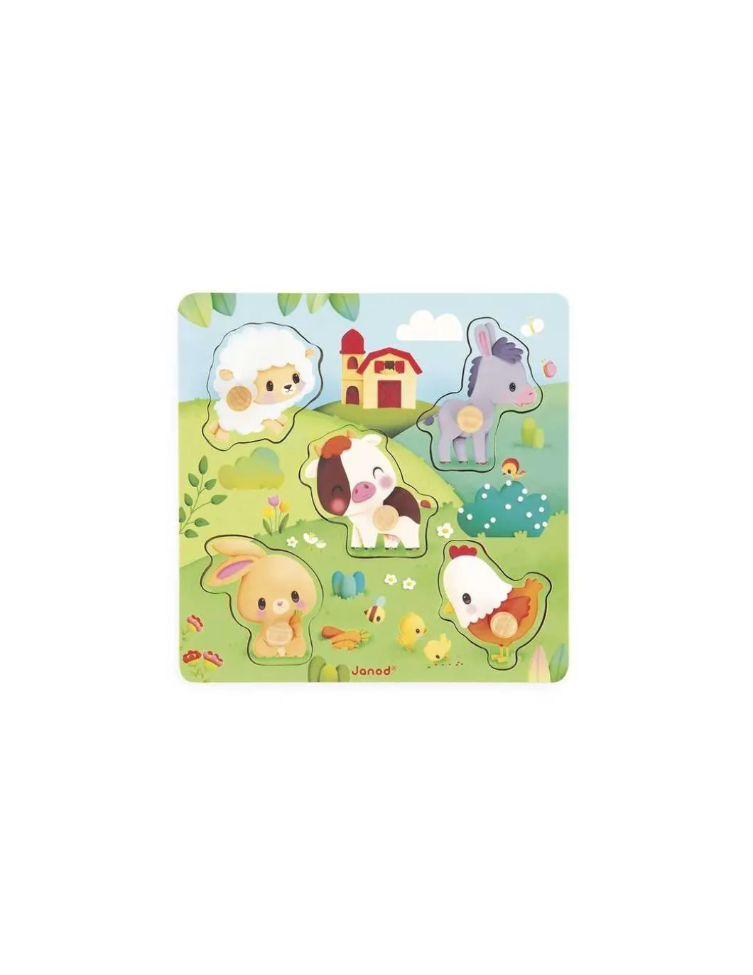 Puzzle tactile Ferme - Janod