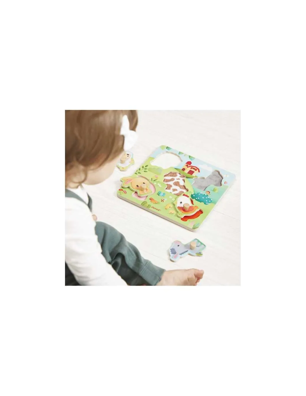 Puzzle tactile Ferme - Janod