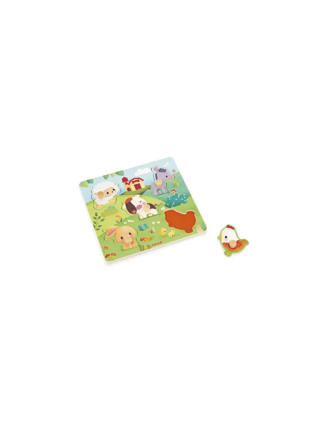 Puzzle tactile Ferme - Janod