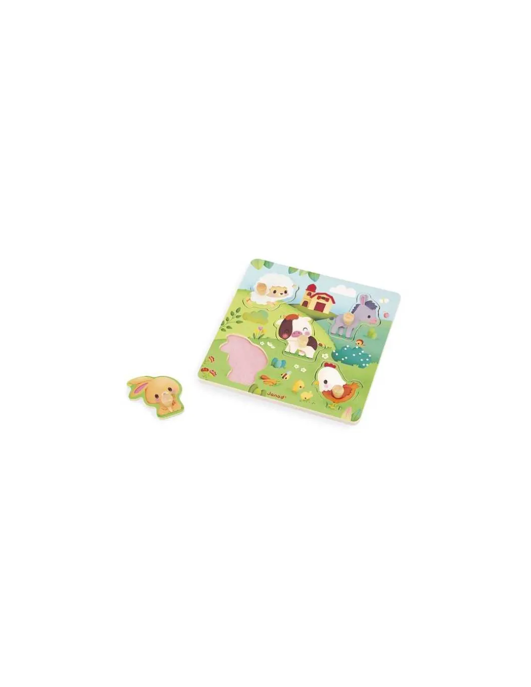 Puzzle tactile Ferme - Janod