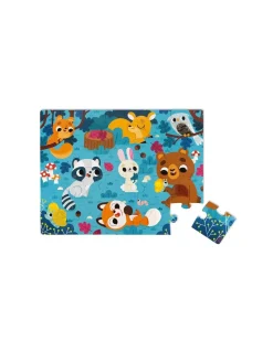 Puzzle tactile les animaux de la forêt - Janod