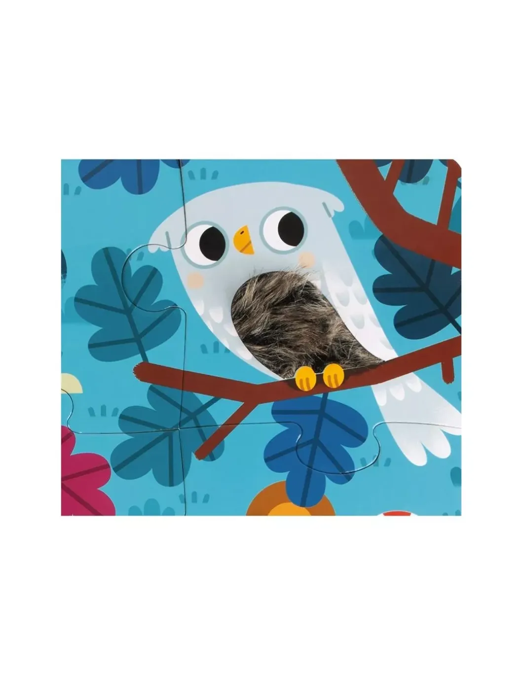 Puzzle tactile les animaux de la forêt - Janod