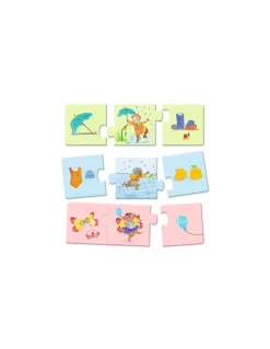 Puzzle trio Mon quotidien - Djeco