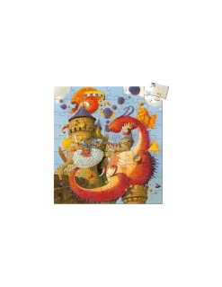 Puzzle Vaillant et les dragons - Djeco