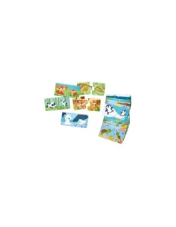 Puzzles Famille d’animaux - Hape