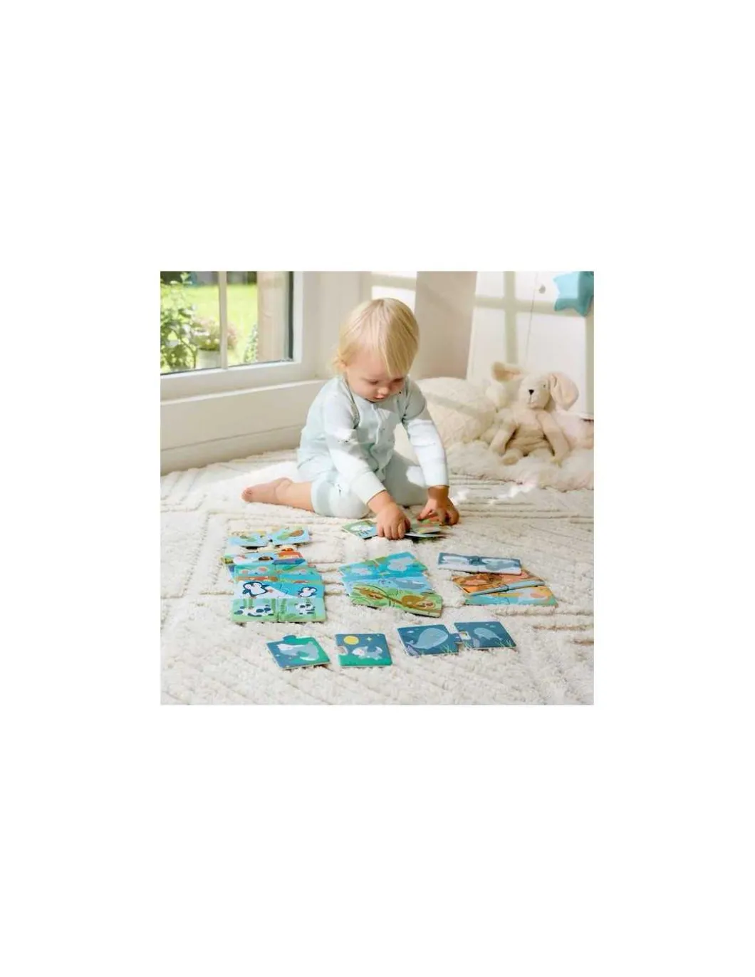 Puzzles Famille d’animaux - Hape