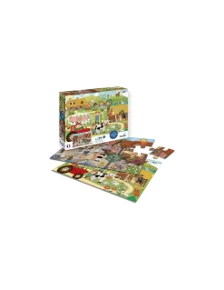 Puzzles Ferme et Ville 24 pièces - Sentosphère