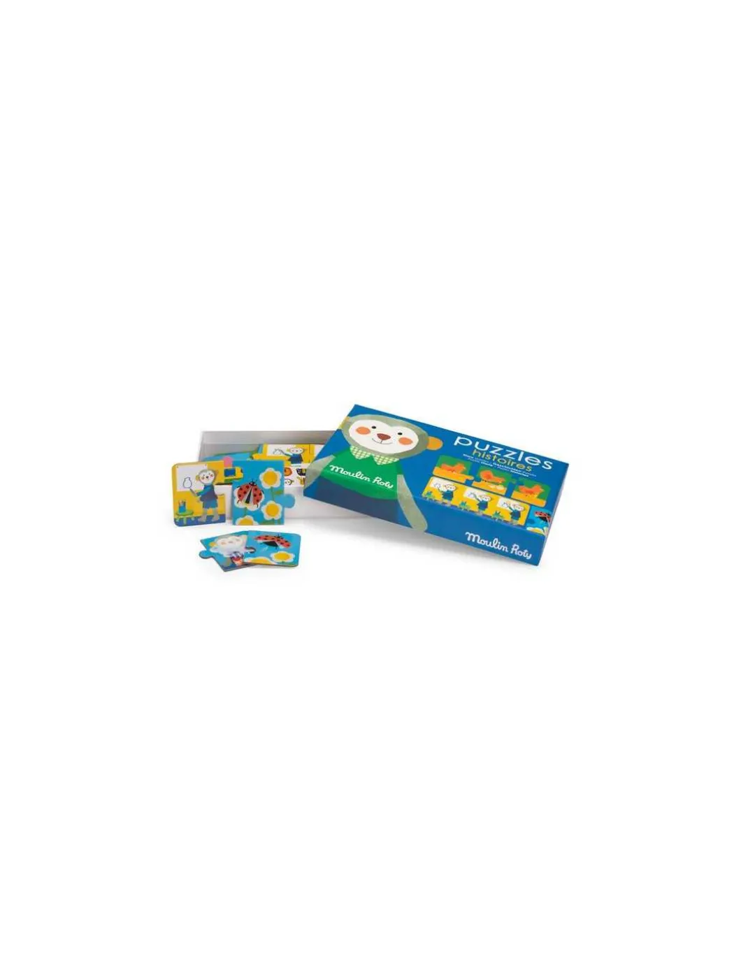 Puzzles histoires Les Popipop - Moulin Roty