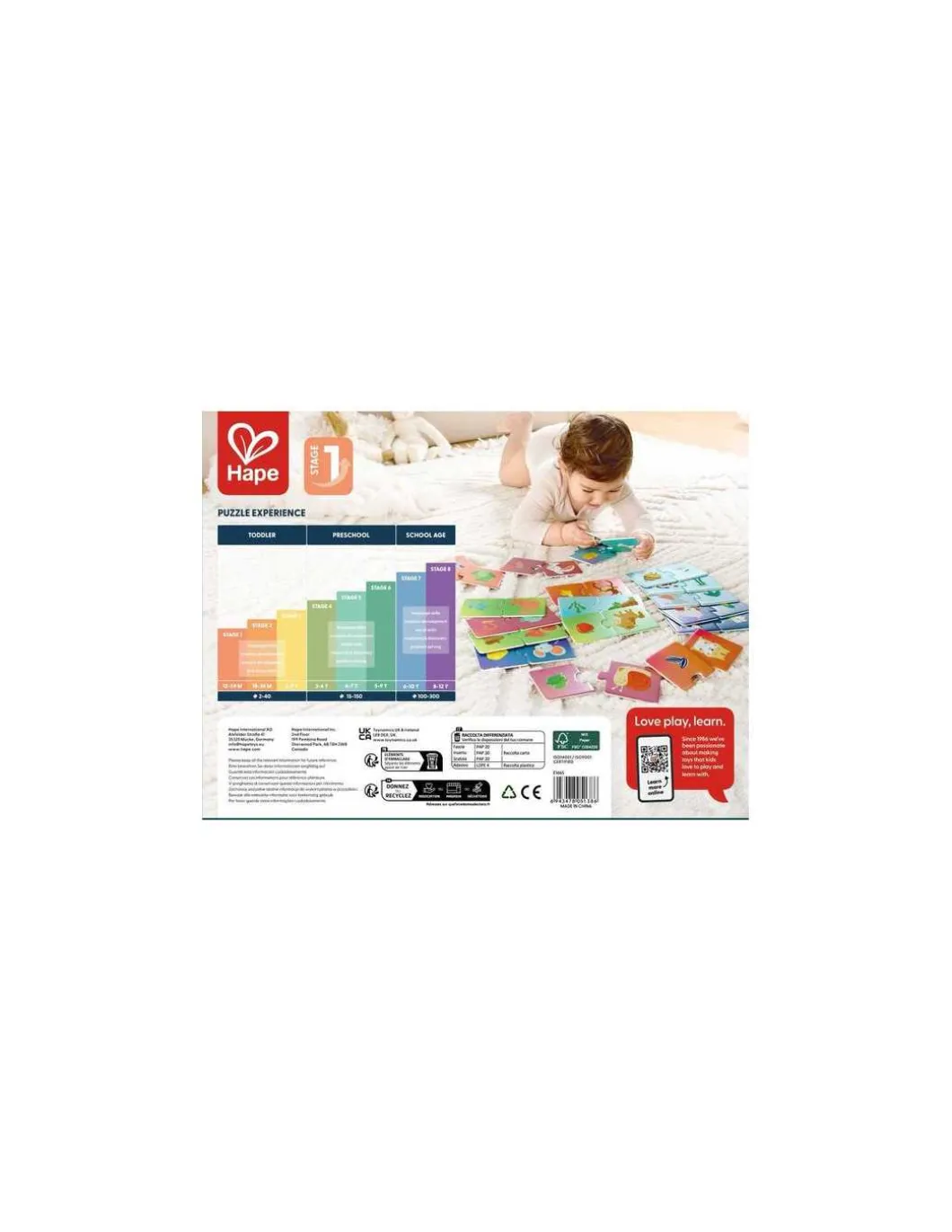 Puzzles Qui mange quoi ? - Hape