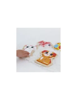 Puzzles évolutifs en bois Animaux domestiques - Janod