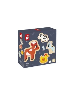 Puzzles évolutifs en bois Ferme - Janod