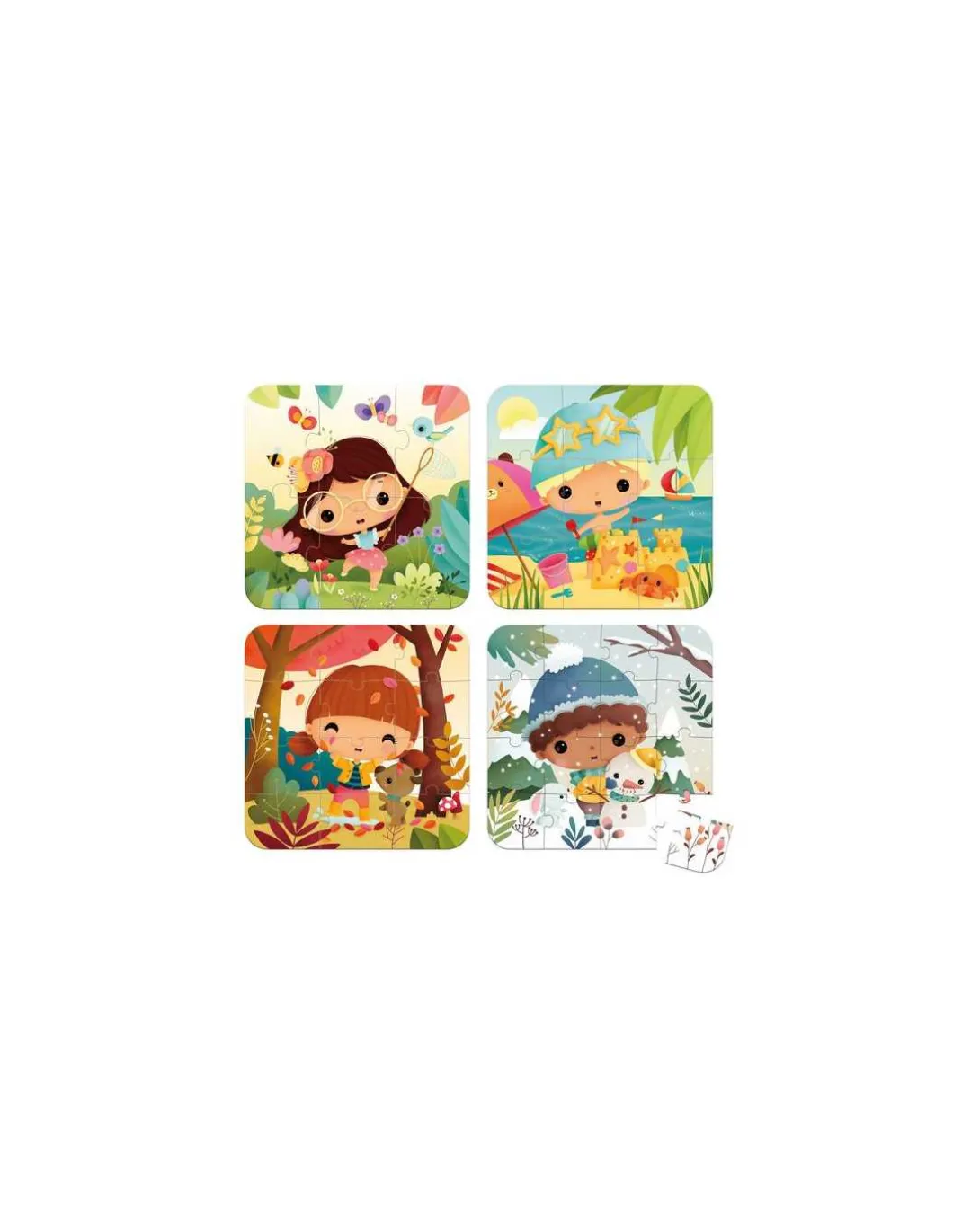 Puzzles évolutifs Les saisons - Janod