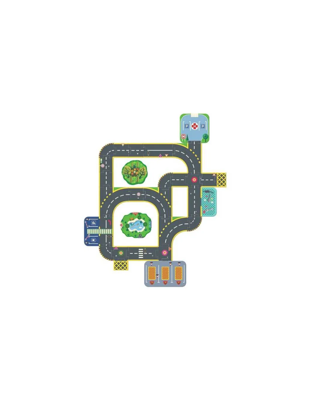 Puzzle'Up géant Ville - Djeco