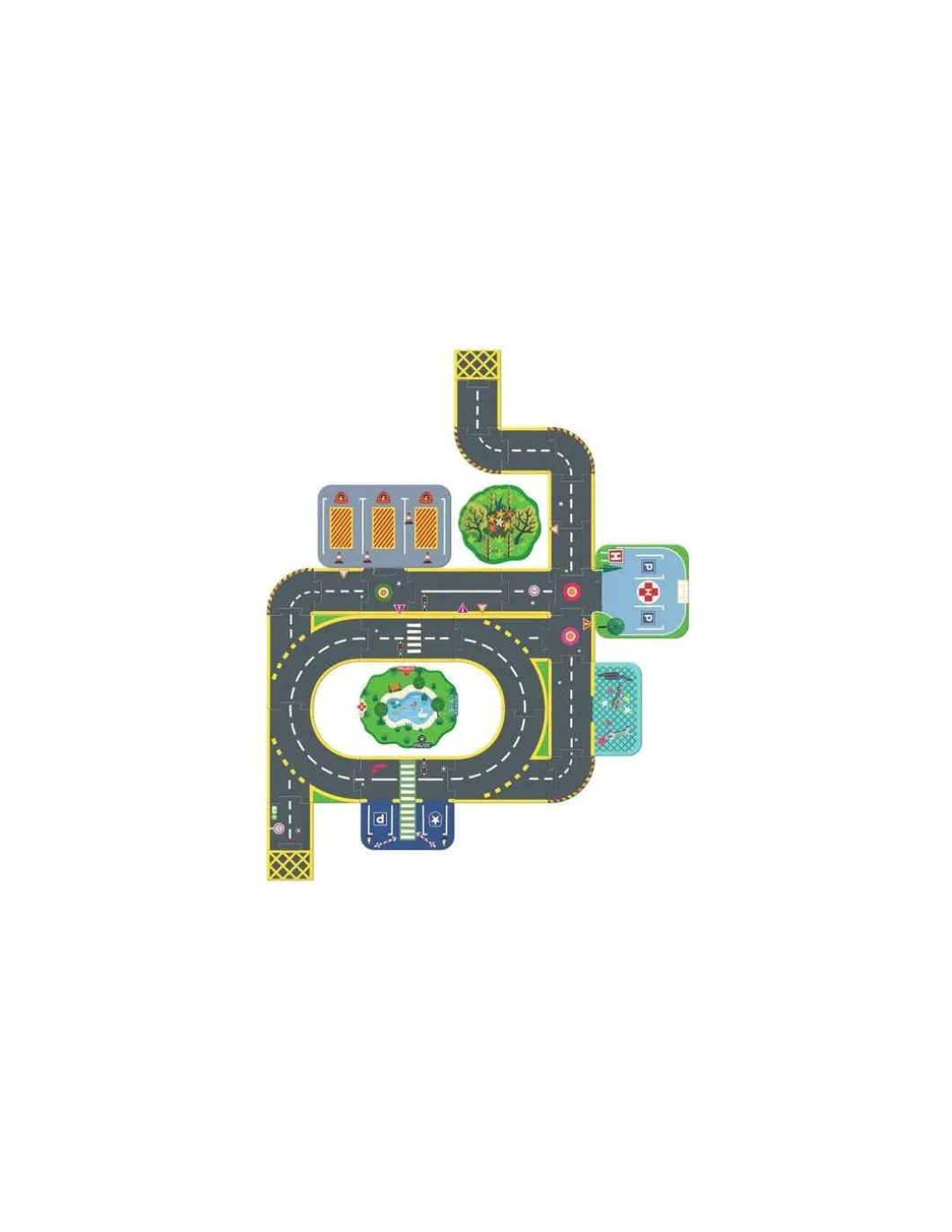 Puzzle'Up géant Ville - Djeco