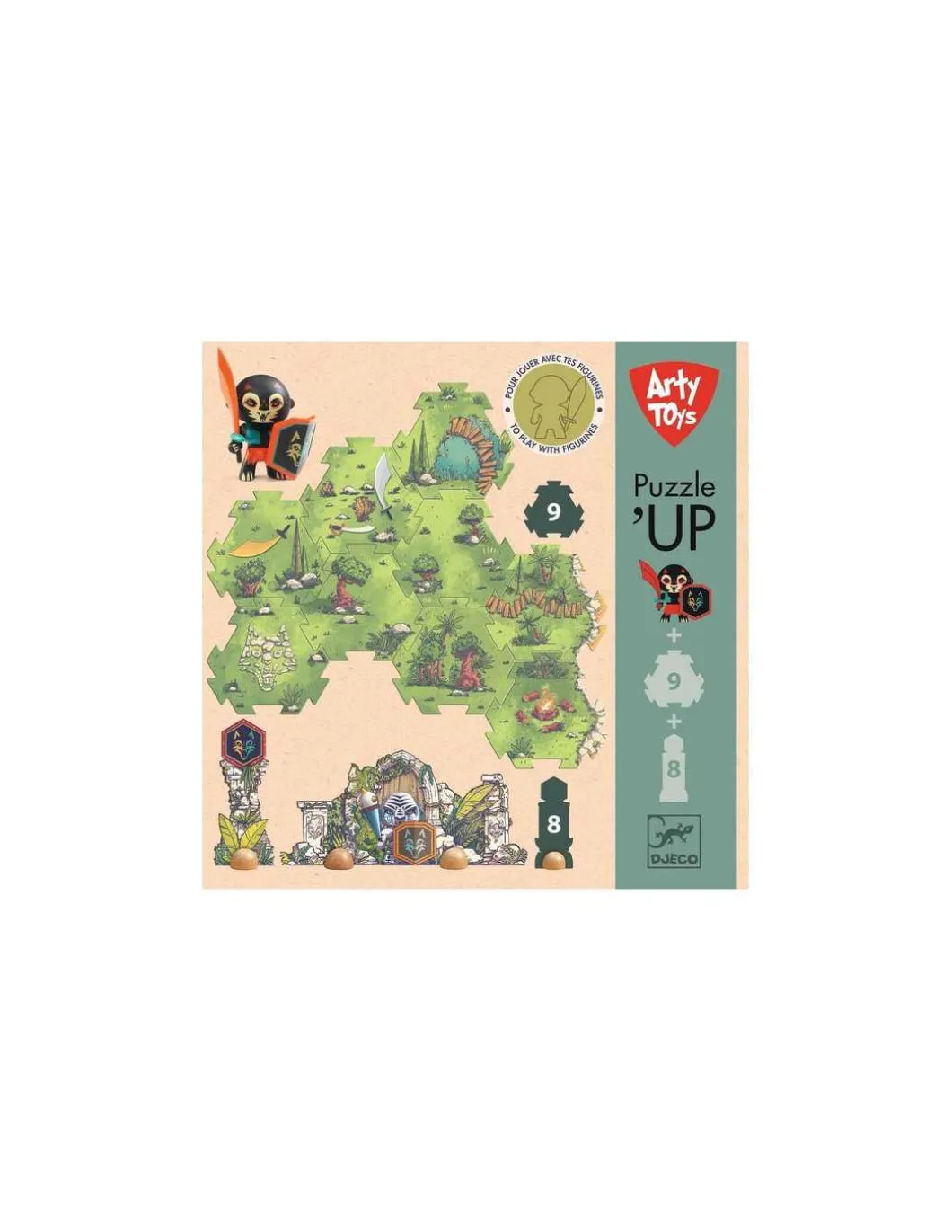Puzzl'Up Voras Furious 18 pièces - Djeco