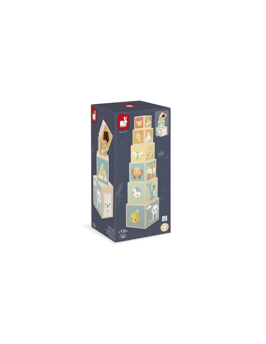 Pyramide en bois Pure - Janod