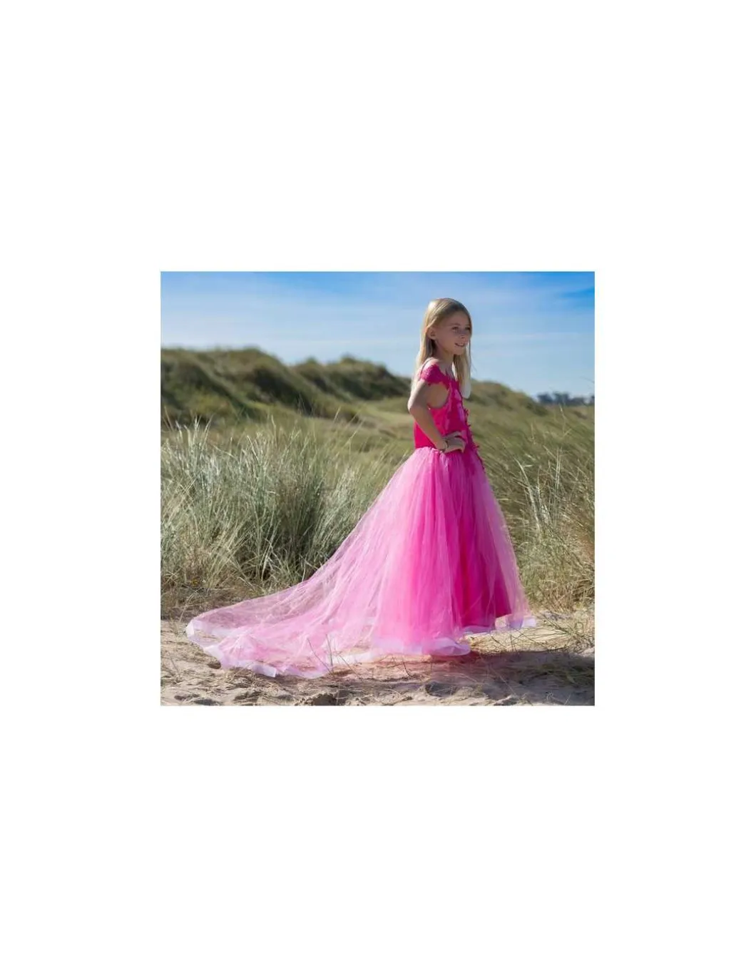 Robe de princesse Rose 5-7 ans - Labay