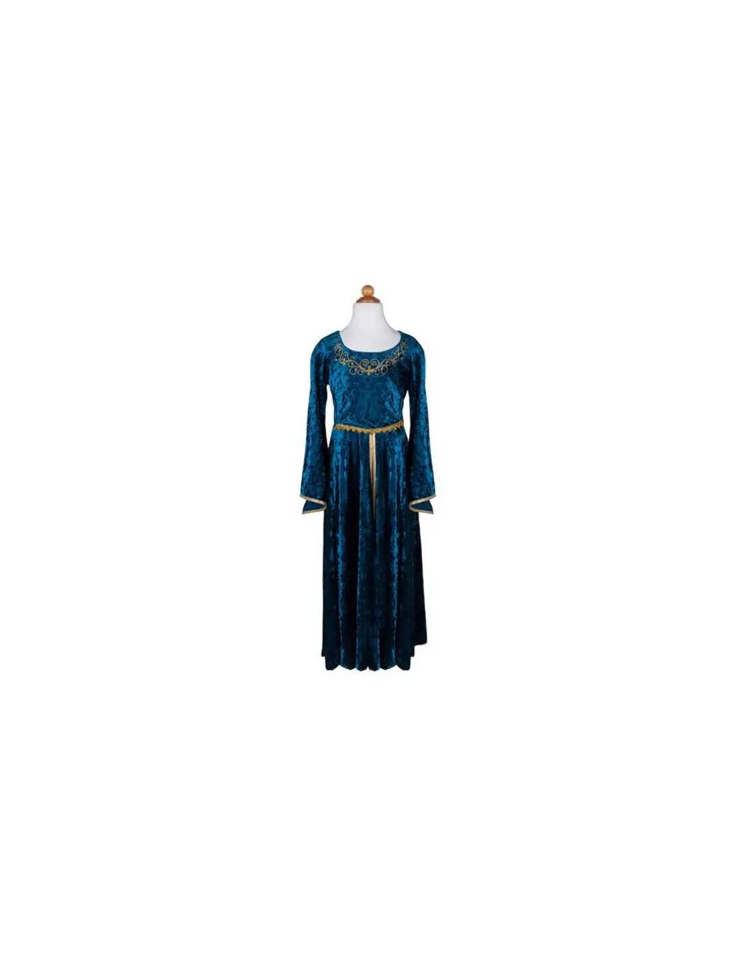 Robe reine Guenièvre turquoise 4-6 ans - Great Pretenders