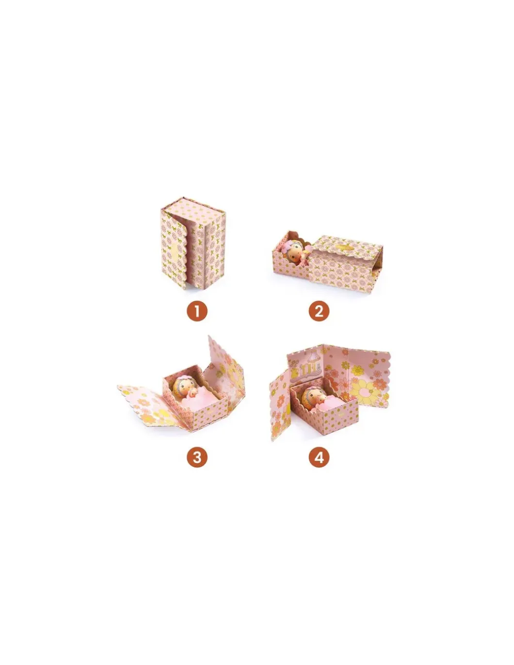Rose Tinyroom - figurines Tinyly Djeco