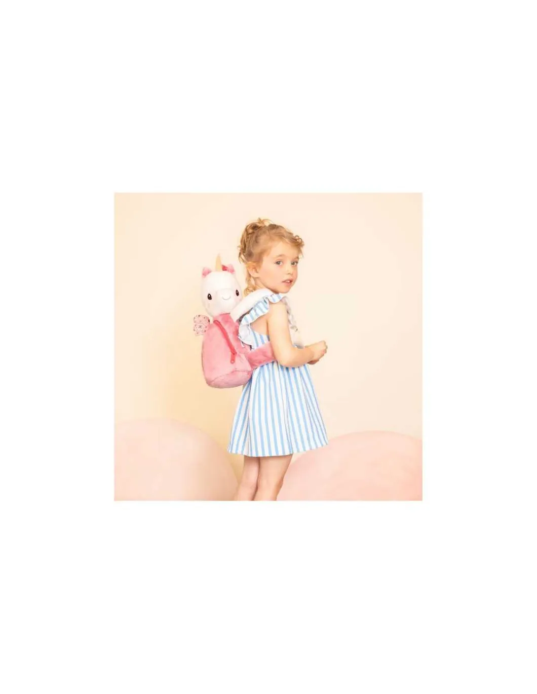 Sac à dos doux Léna la licorne - Lilliputiens