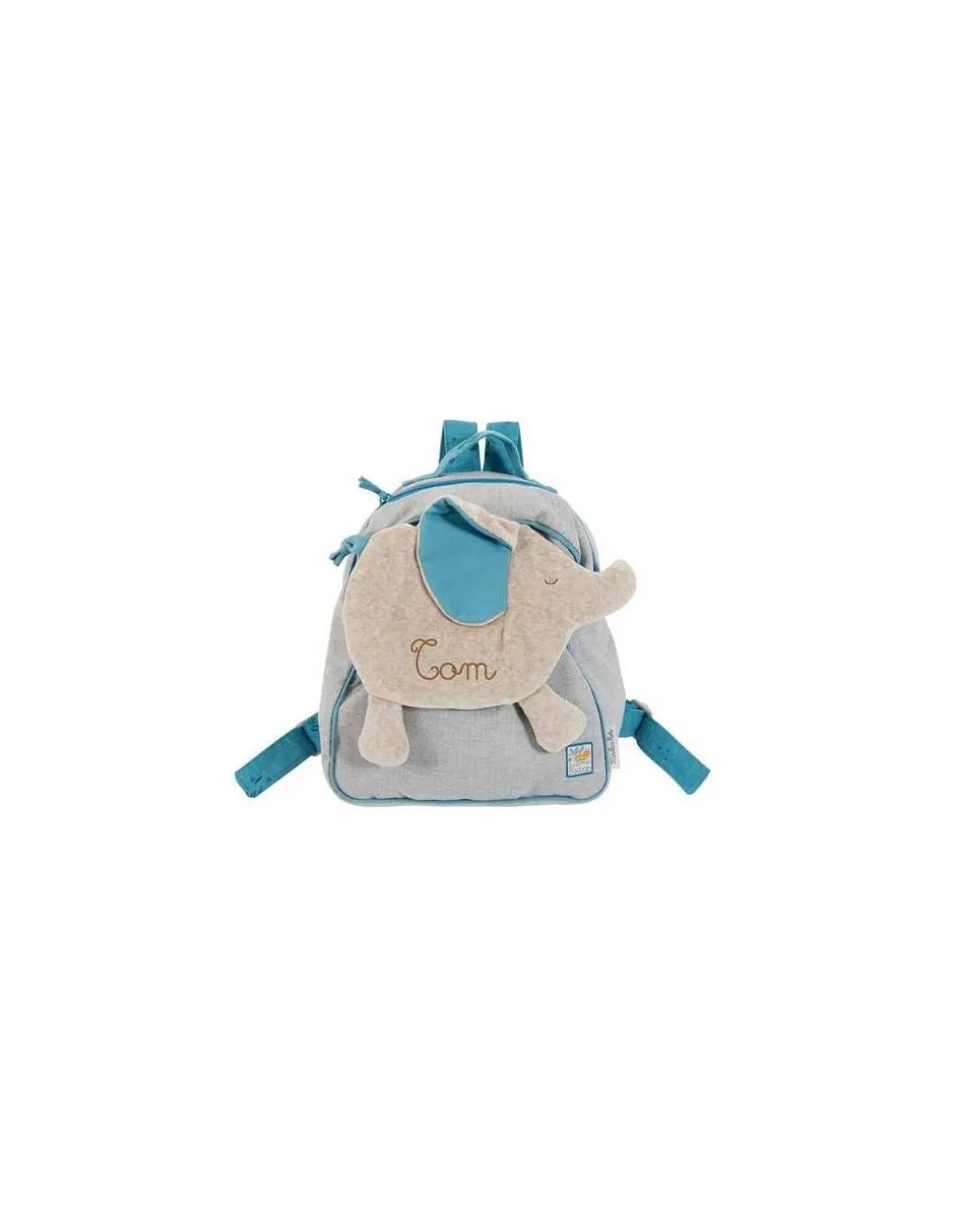 Sac à dos éléphant Bergamote Sous mon baobab - Moulin Roty