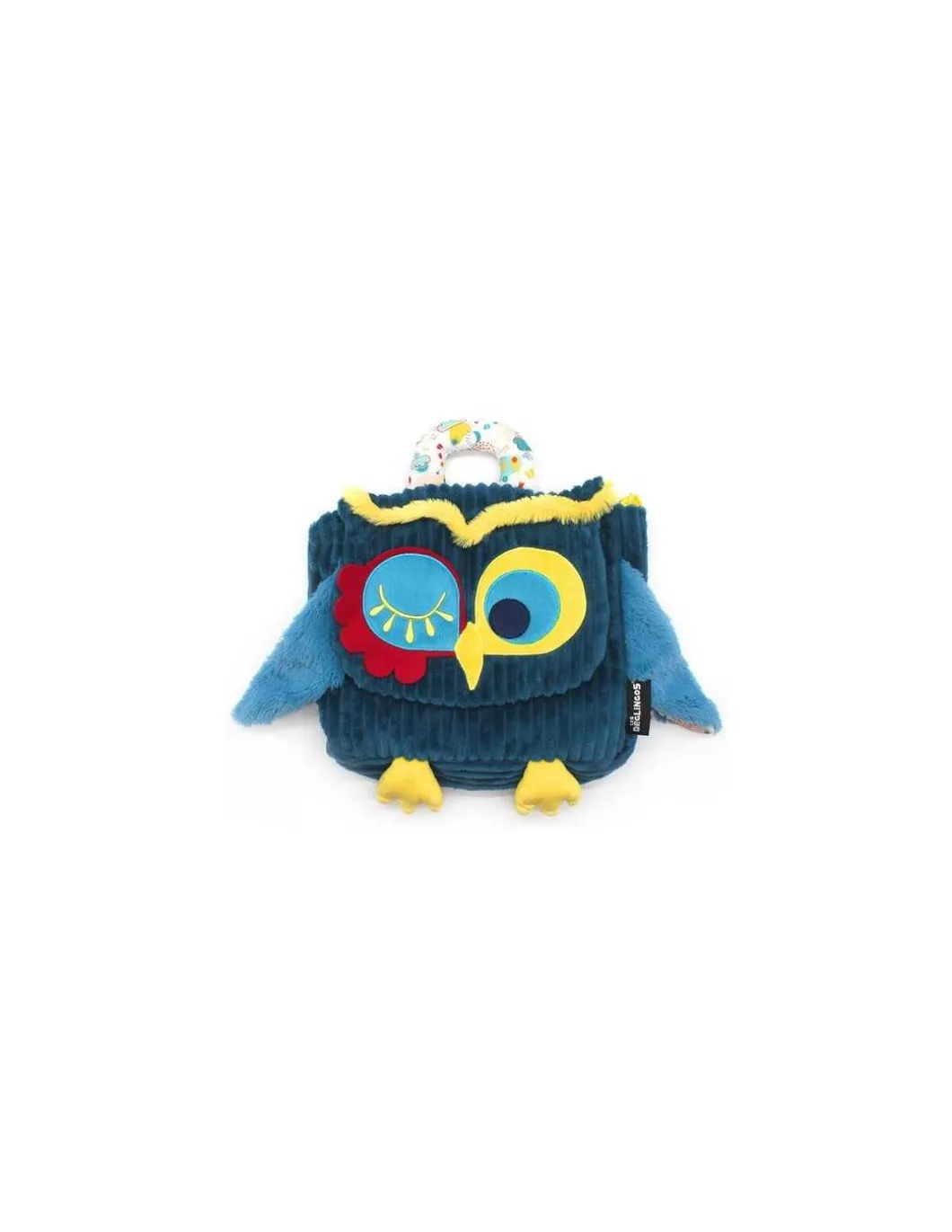 Sac à dos velours Astros le hibou - Les Déglingos