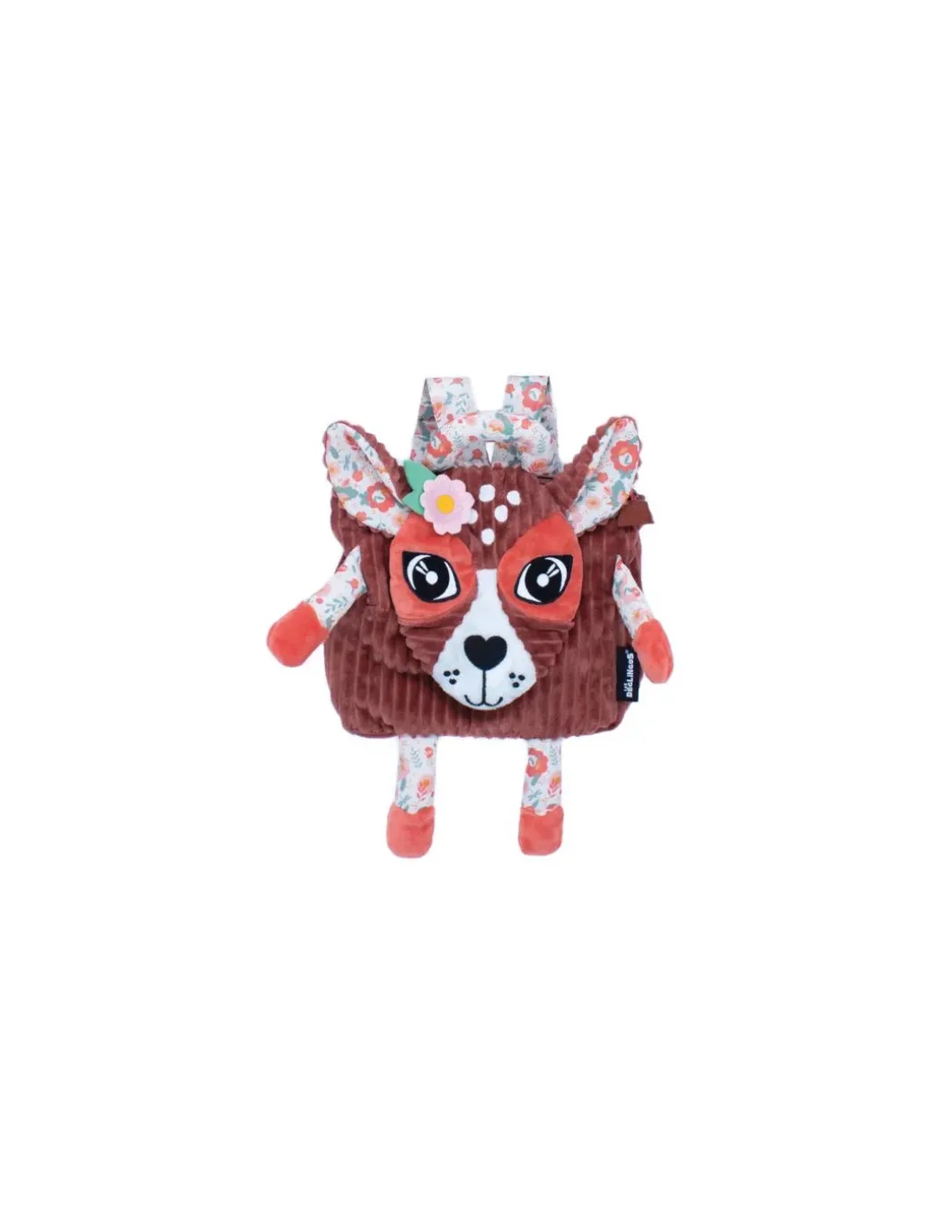 Sac à dos velours Melimelos la biche - Les Déglingos