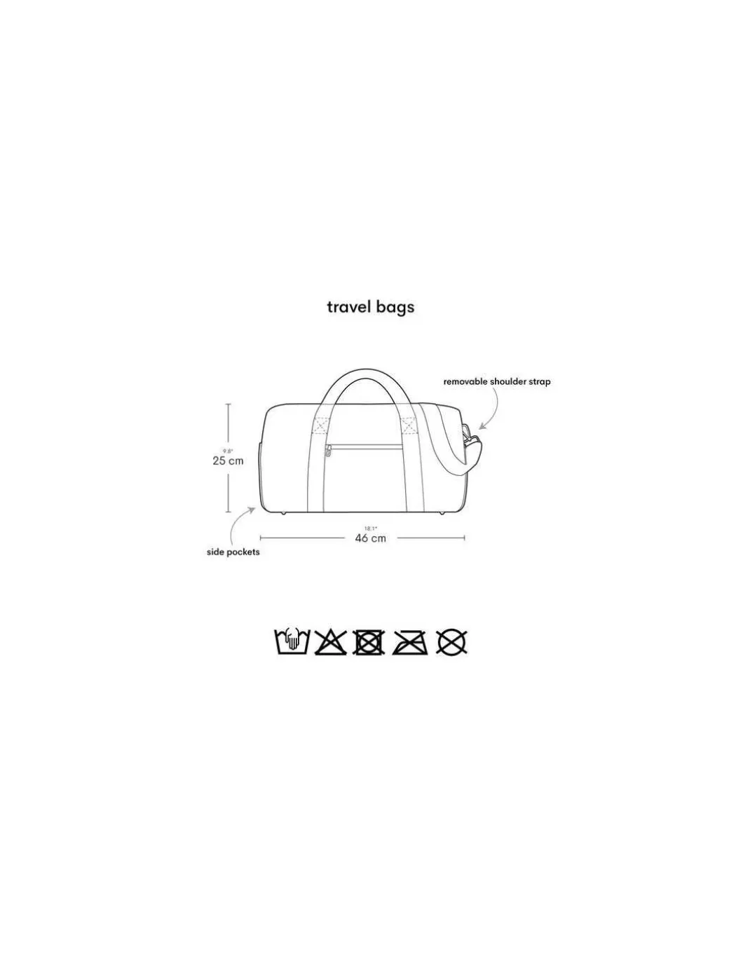 Sac de voyage Cerises - A Little Lovely Company