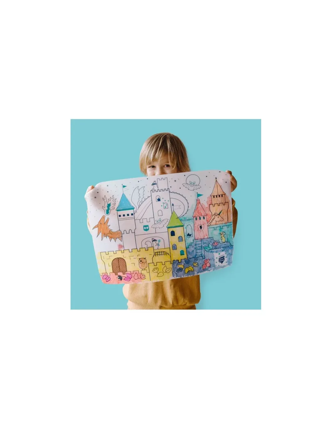 Set à colorier silicone Château - Super Petit