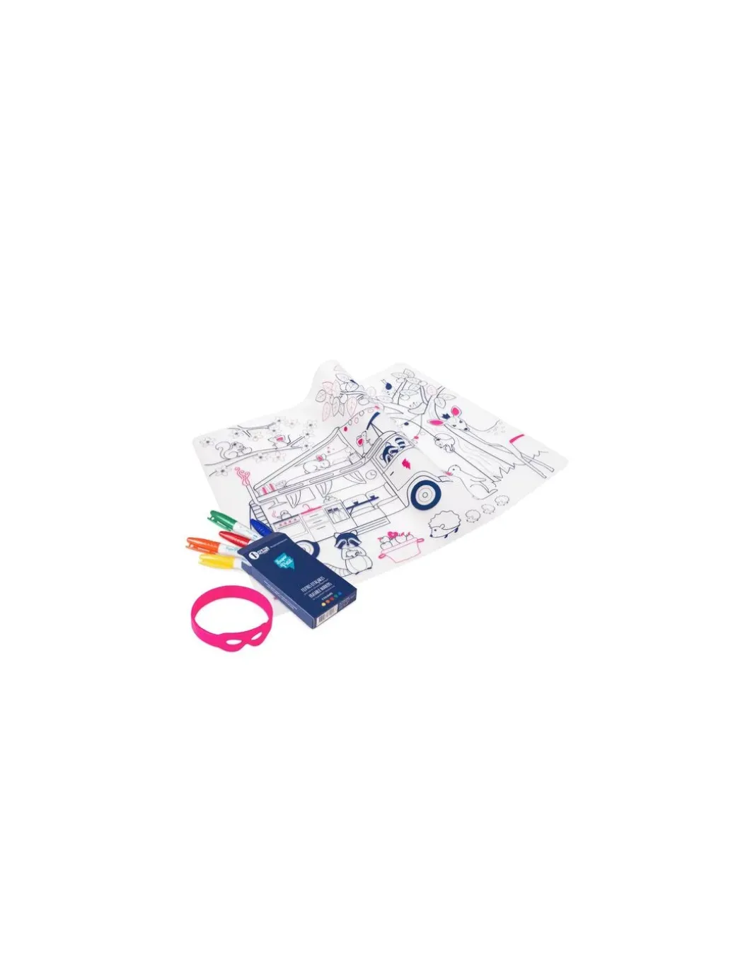 Set à colorier silicone Dream Van - Super Petit