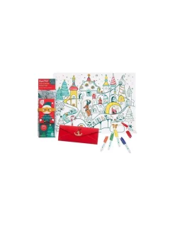 Set à colorier silicone Village de Noël - Super Petit