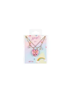 Set cadeau 2 colliers Best Friend Forever coeur - Souza