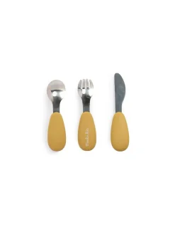Set couverts silicone Trois Petits Lapins - Moulin Roty