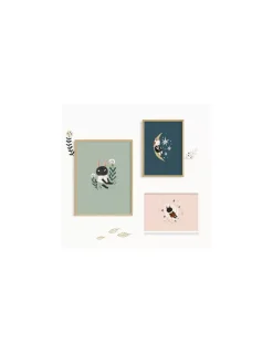 Set de 3 affiches Après la pluie - Moulin Roty