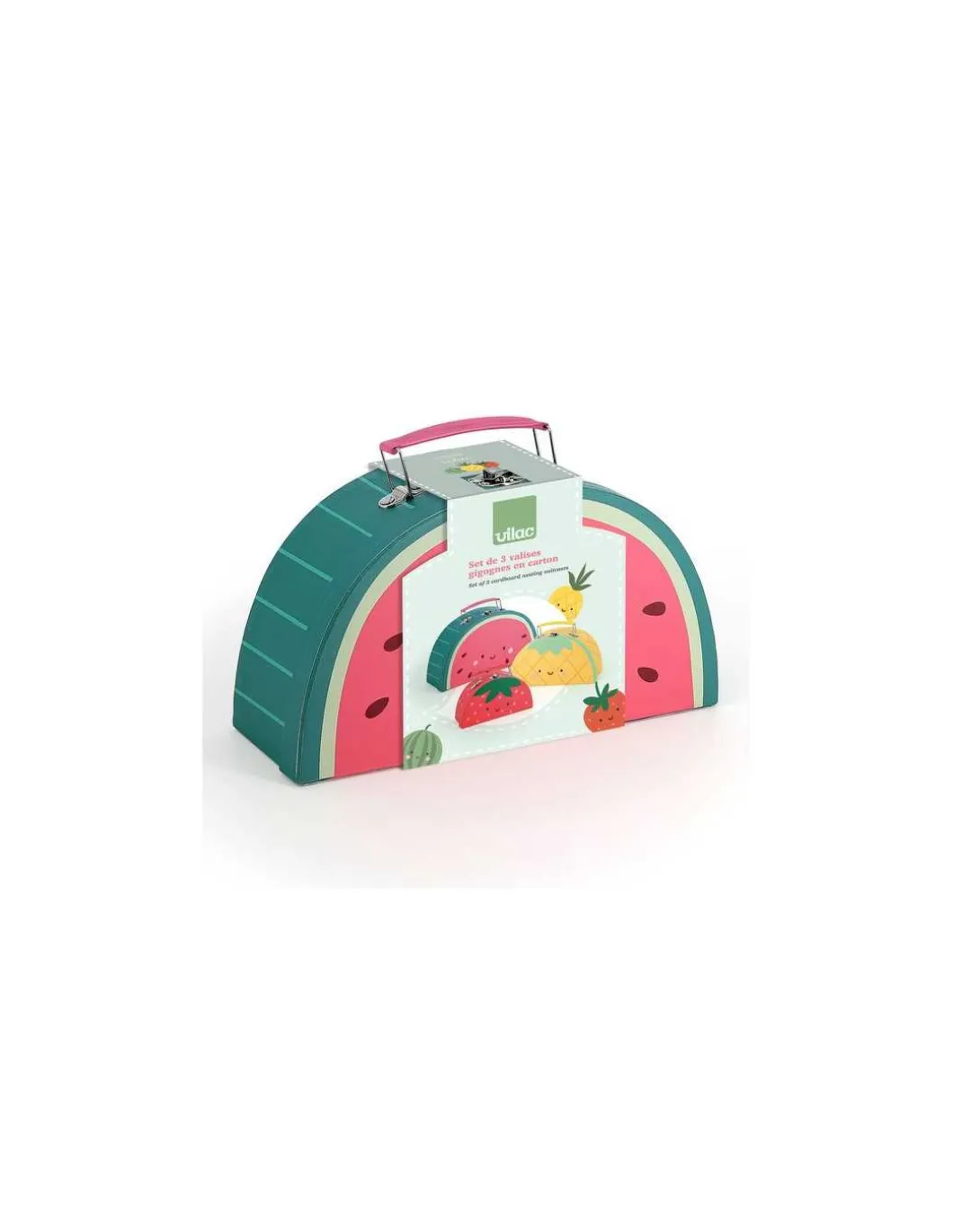 Set de 3 valisettes fruits Sarah Betz - Vilac