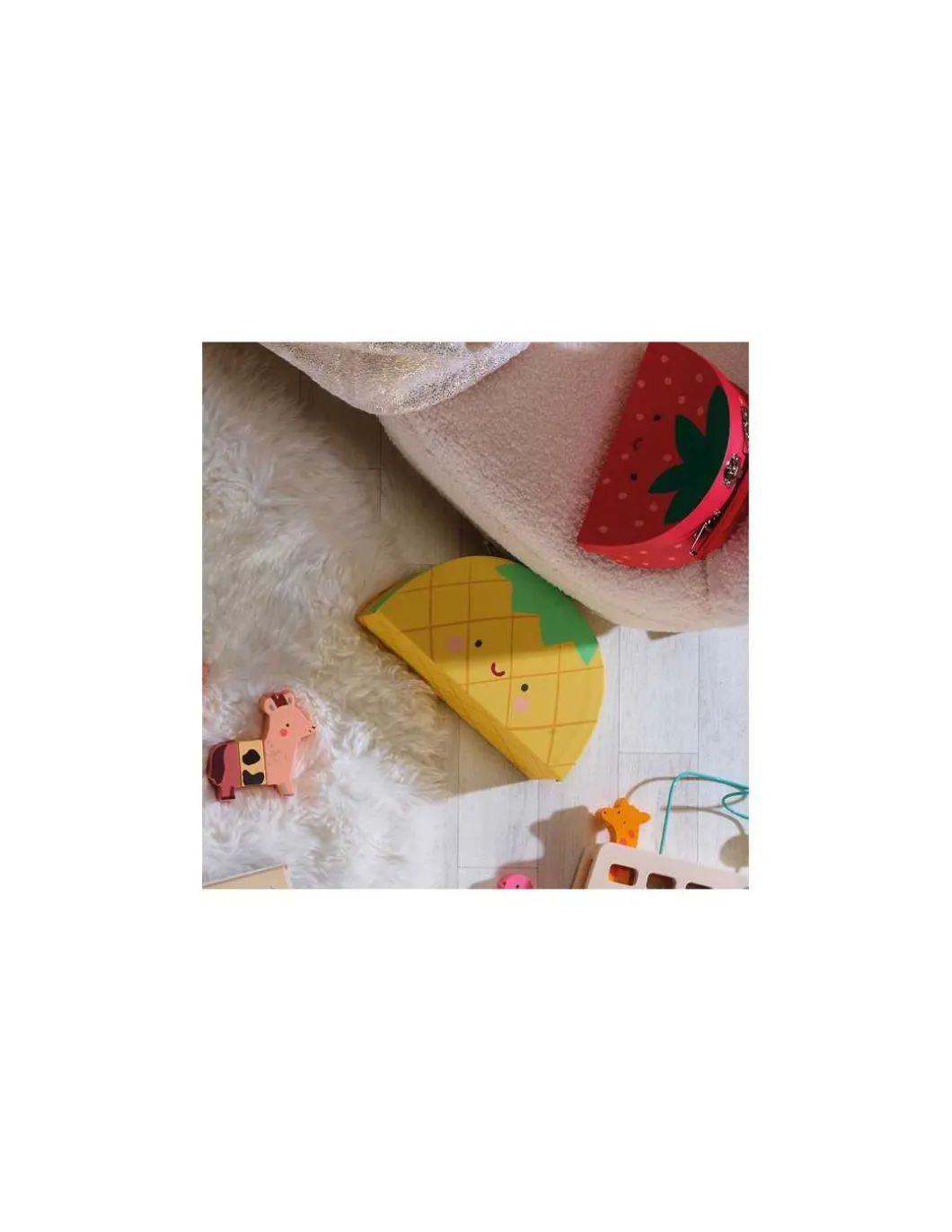 Set de 3 valisettes fruits Sarah Betz - Vilac