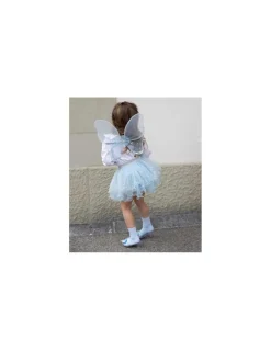 Set de fée, jupe, ailes et baguette bleu clair 4-6 ans - Great Pretenders