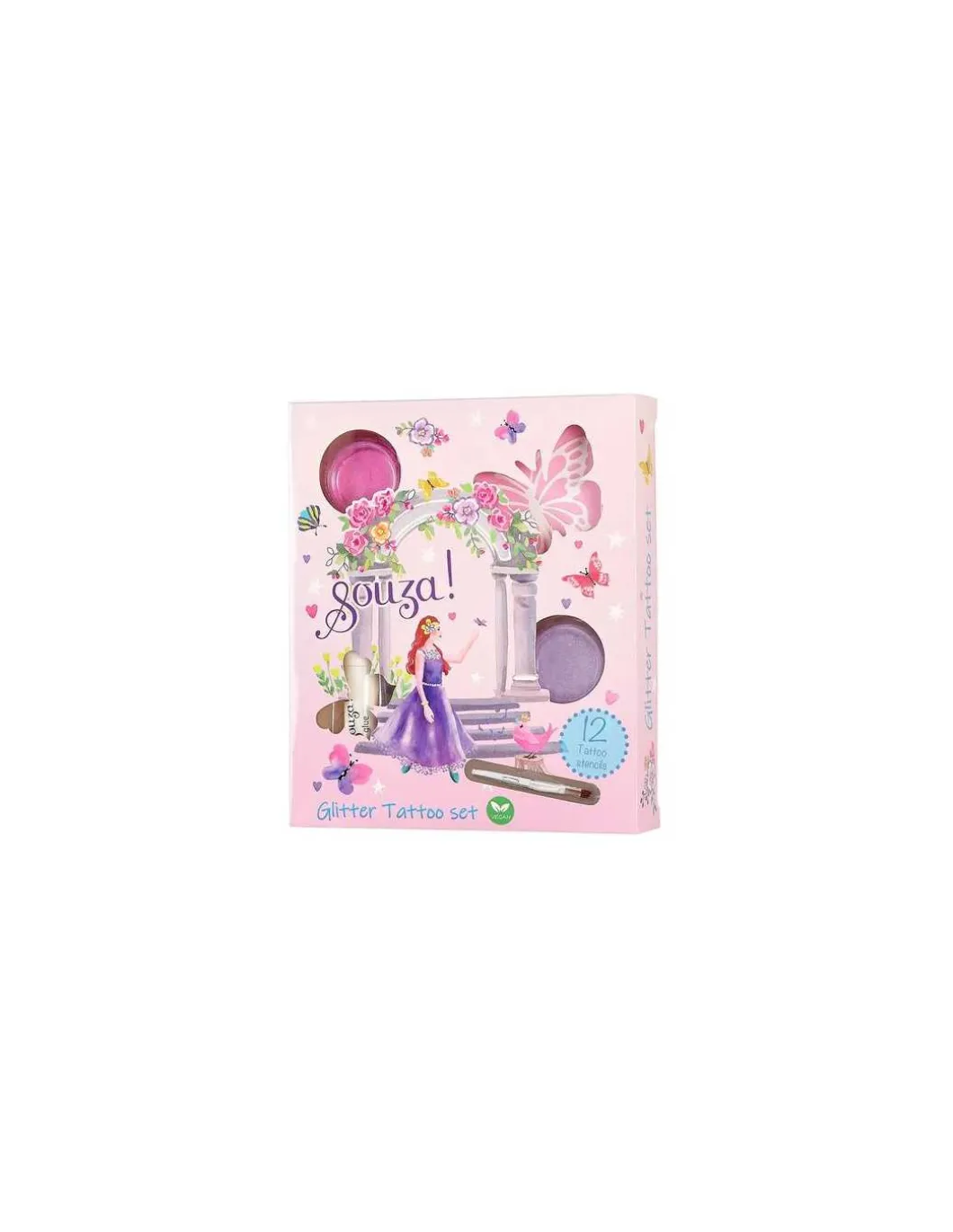 Set de tatouages glitter Princesse - Souza