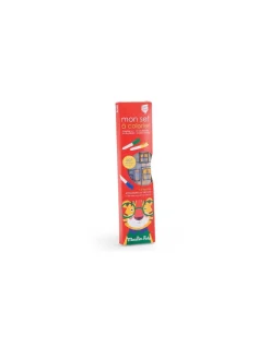 Set en silicone à colorier et 5 feutres Les Popipop - Moulin Roty
