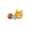 Set vaisselle silicone Trois Petits Lapins - Moulin Roty
