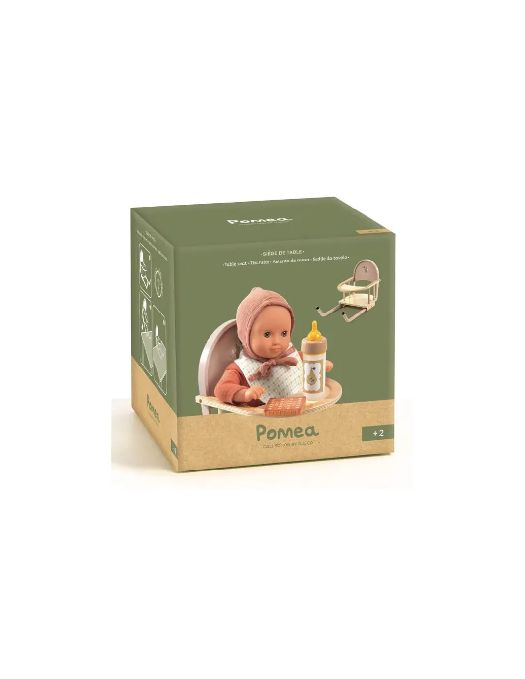 Siège de table pour poupée Pomea - Djeco