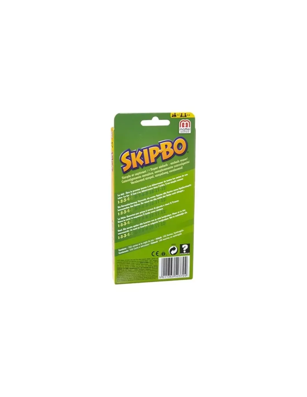 Skip Bo jeu de carte