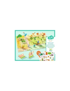 Stickers à relever À la ferme - Djeco