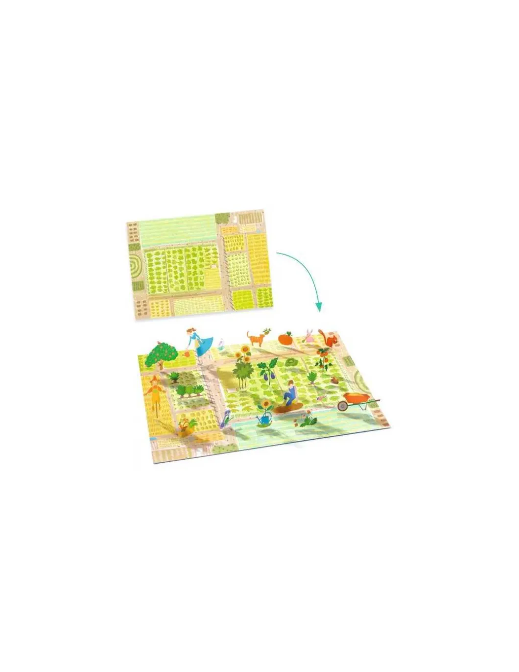 Stickers à relever À la ferme - Djeco