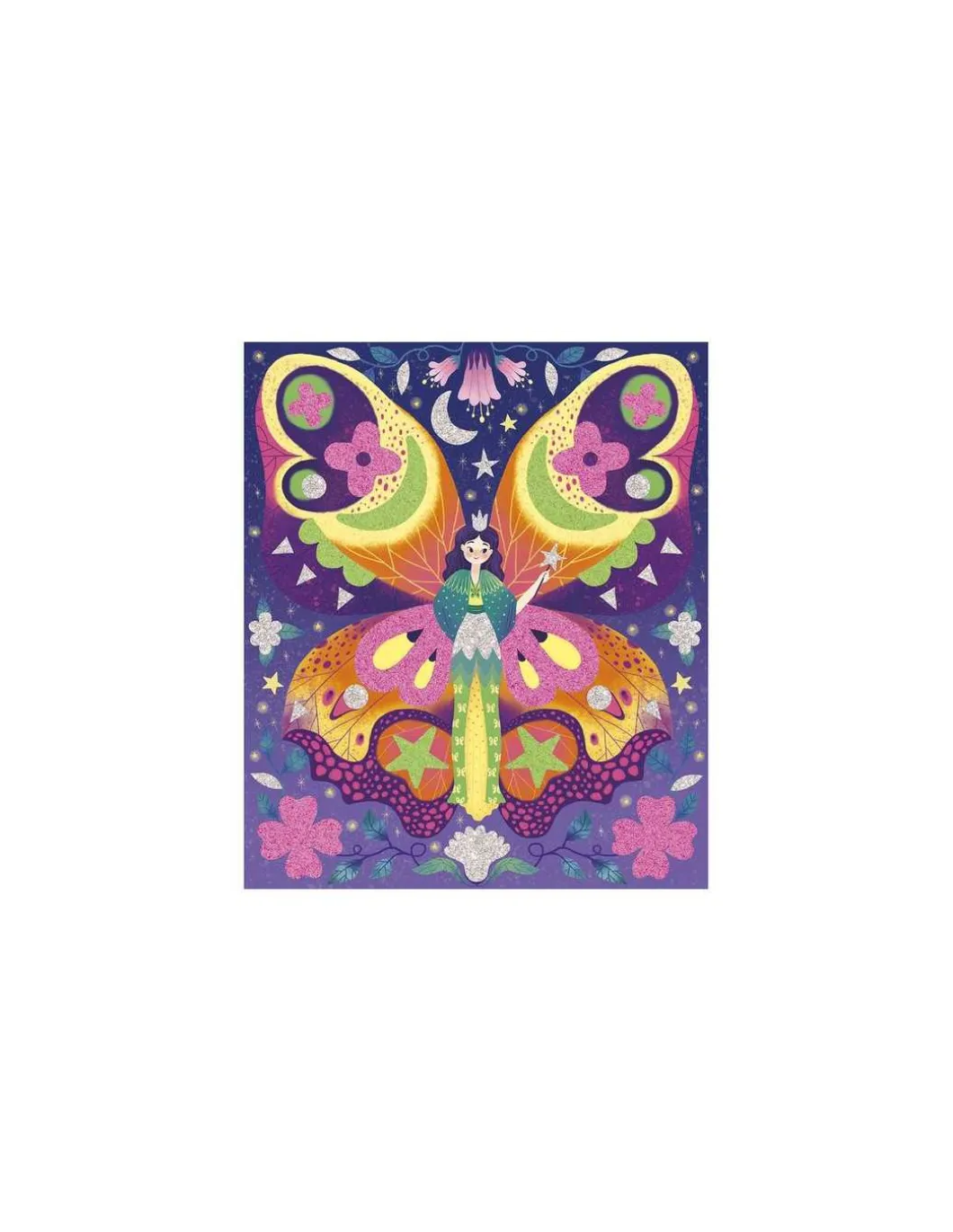 Stickers et sable phosphorescent Magic Fairies - Janod
