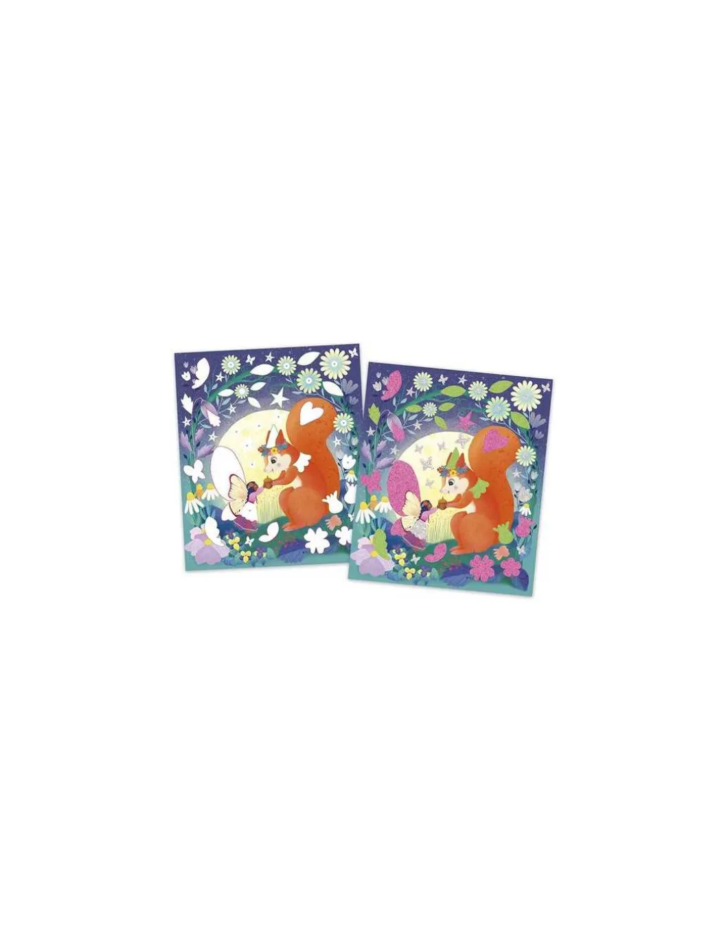 Stickers et sable phosphorescent Magic Fairies - Janod