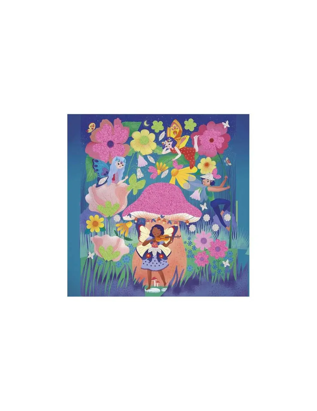Stickers et sable phosphorescent Magic Fairies - Janod