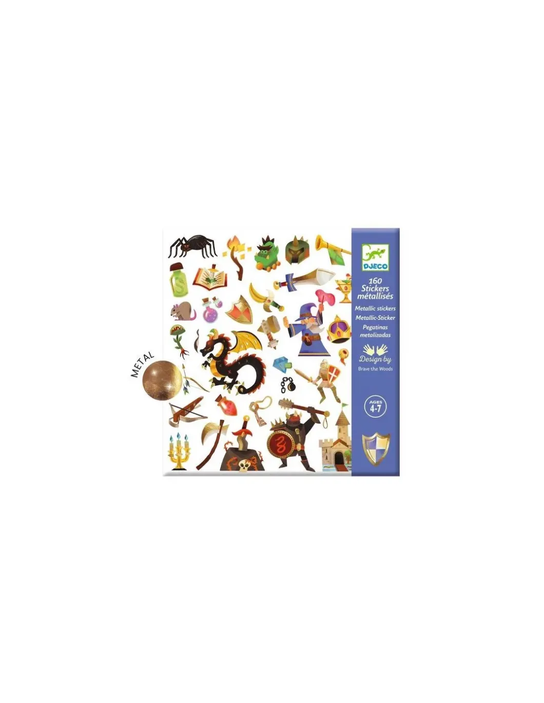 Stickers Médiéval fantastique - Djeco