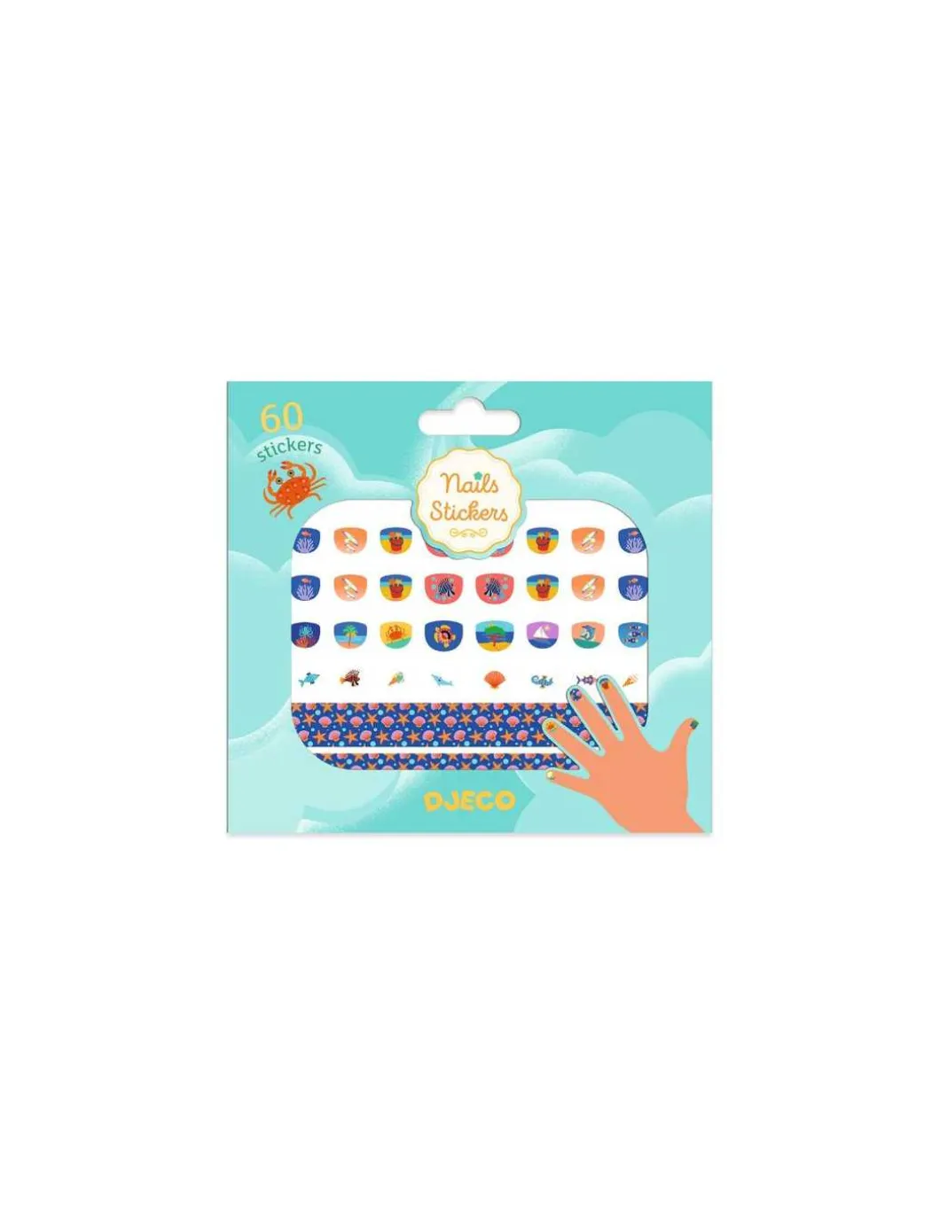 Stickers pour les ongles Méditerranée - Djeco